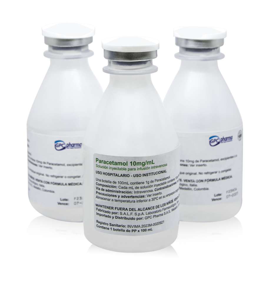 PARACETAMOL-PARACETAMOL INYECTABLE-Analgésico-Medicamento